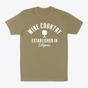  California Wine Country Established Classic Dad T-Shirt
