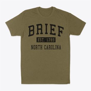 Brief North Carolina Classic Established Classic Dad T-Shirt