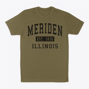 Meriden Illinois Classic Established Classic Dad T-Shirt