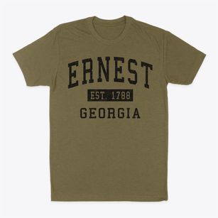 Ernest Georgia Classic Established Classic Dad T-Shirt