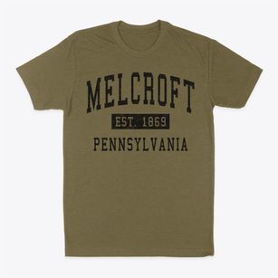 Melcroft Pennsylvania Classic Established Classic Dad T-Shirt