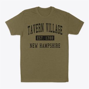 Tavern Village New Hampshire Classic Established Classic Dad T-Shirt