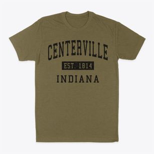 Centerville Indiana Classic Established Classic Dad T-Shirt
