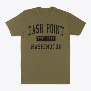 Dash Point Washington Classic Established Classic Dad T-Shirt