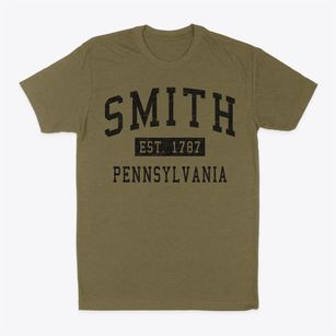 Smith Pennsylvania Classic Established Classic Dad T-Shirt