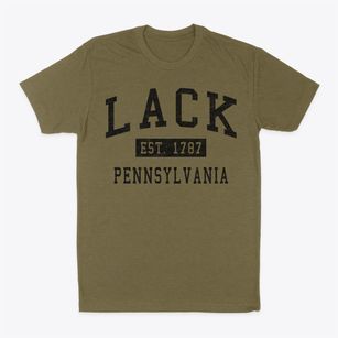 Lack Pennsylvania Classic Established Classic Dad T-Shirt
