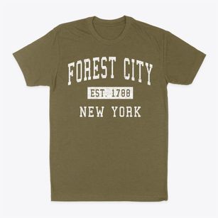 Forest City New York Classic Established Classic Dad T-Shirt