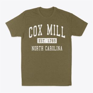 Cox Mill North Carolina Classic Established Classic Dad T-Shirt