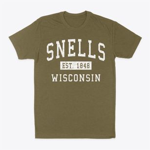 Snells Wisconsin Classic Established Classic Dad T-Shirt