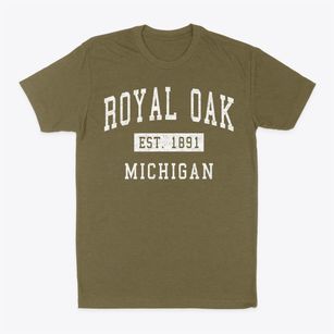 Royal Oak Michigan Classic Established Classic Dad T-Shirt