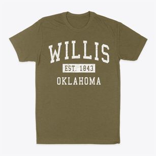Willis Oklahoma Classic Established Classic Dad T-Shirt