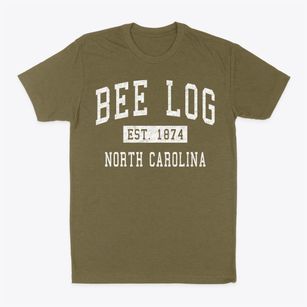 Bee Log North Carolina Classic Established Classic Dad T-Shirt