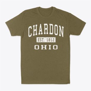 Chardon Ohio Classic Established Classic Dad T-Shirt