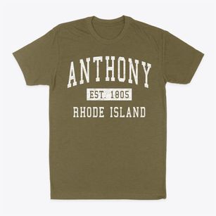 Anthony Rhode Island Classic Established Classic Dad T-Shirt