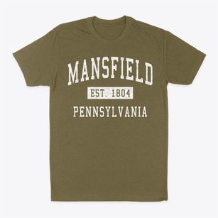 Mansfield Pennsylvania Classic Established Classic Dad T-Shirt