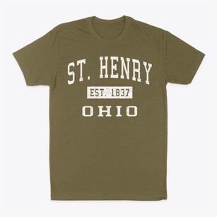 St. Henry Ohio Classic Established Classic Dad T-Shirt