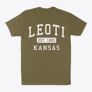 Leoti Kansas Classic Established Classic Dad T-Shirt