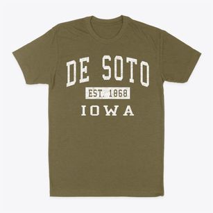 De Soto Iowa Classic Established Classic Dad T-Shirt