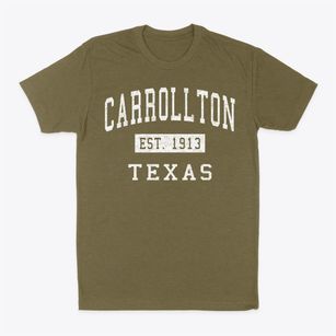 Carrollton Texas Classic Established Classic Dad T-Shirt