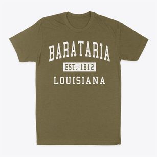Barataria Louisiana Classic Established Classic Dad T-Shirt