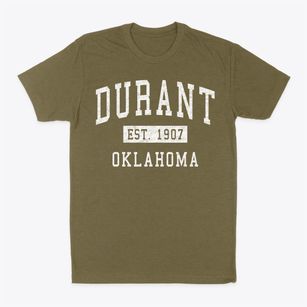 Durant Oklahoma Classic Established Classic Dad T-Shirt