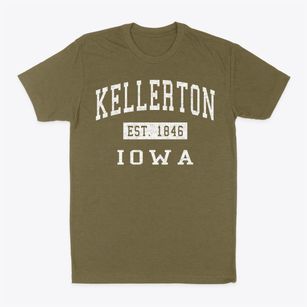 Kellerton Iowa Classic Established Classic Dad T-Shirt