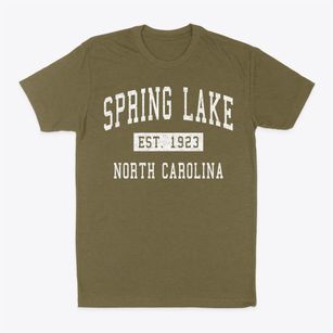 Spring Lake North Carolina Classic Established Classic Dad T-Shirt
