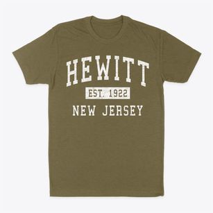 Hewitt New Jersey Classic Established Classic Dad T-Shirt