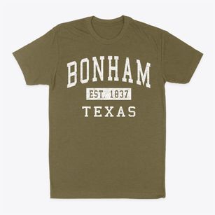 Bonham Texas Classic Established Classic Dad T-Shirt