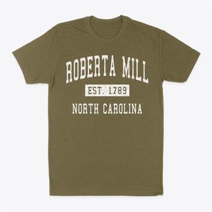 Roberta Mill North Carolina Classic Established Classic Dad T-Shirt