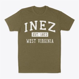 Inez West Virginia Classic Established Classic Dad T-Shirt