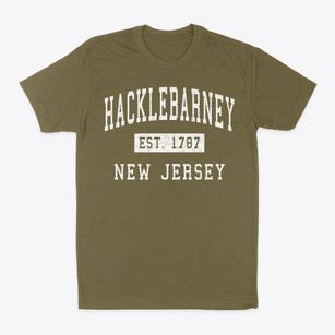 Hacklebarney New Jersey Classic Established Classic Dad T-Shirt