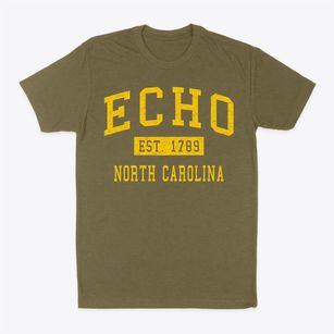 Echo North Carolina Classic Established Classic Dad T-Shirt