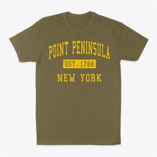 Point Peninsula New York Classic Established Classic Dad T-Shirt