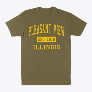 Pleasant View Illinois Classic Established Classic Dad T-Shirt