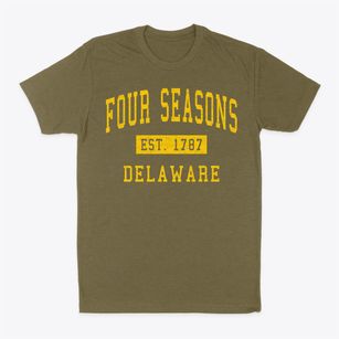 Four Seasons Delaware Classic Established Classic Dad T-Shirt