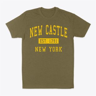 New Castle New York Classic Established Classic Dad T-Shirt