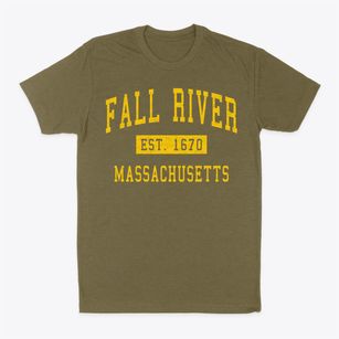 Fall River Massachusetts Classic Established Classic Dad T-Shirt