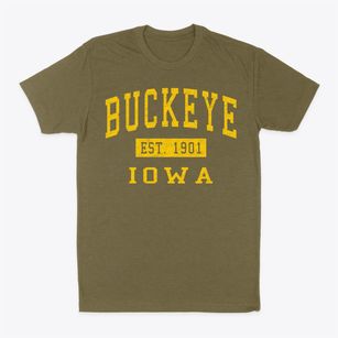Buckeye Iowa Classic Established Classic Dad T-Shirt