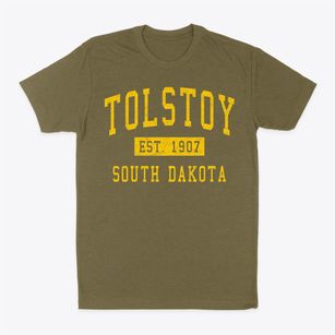 Tolstoy South Dakota Classic Established Classic Dad T-Shirt