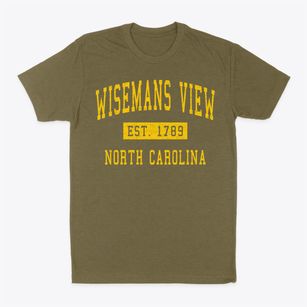 Wisemans View North Carolina Classic Established Classic Dad T-Shirt