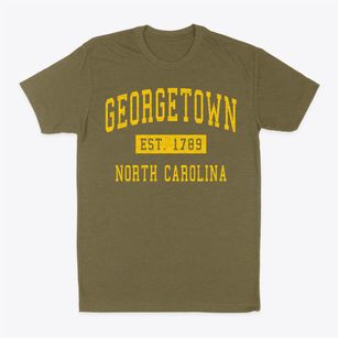 Georgetown North Carolina Classic Established Classic Dad T-Shirt