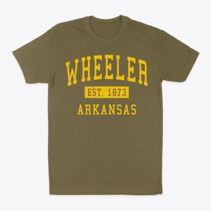 Wheeler Arkansas Classic Established Classic Dad T-Shirt
