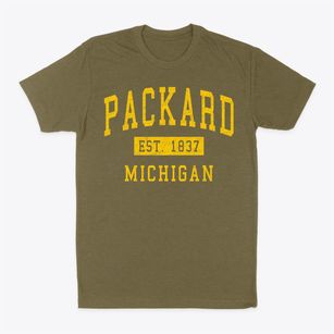 Packard Michigan Classic Established Classic Dad T-Shirt