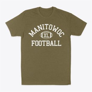 Manitowoc Lutheran High School Classic Football Classic Dad T-Shirt