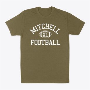 Mitchell Junior High School Classic Football Classic Dad T-Shirt