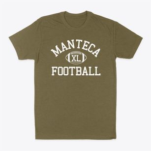 Manteca Sda School Classic Football Classic Dad T-Shirt