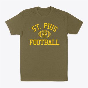 Saint Pius School Classic Football Classic Dad T-Shirt