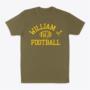 William J. Christian School Classic Football Classic Dad T-Shirt