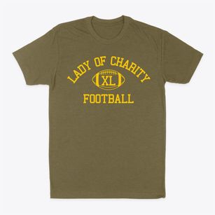 Our Lady Of Charity School Classic Football Classic Dad T-Shirt
